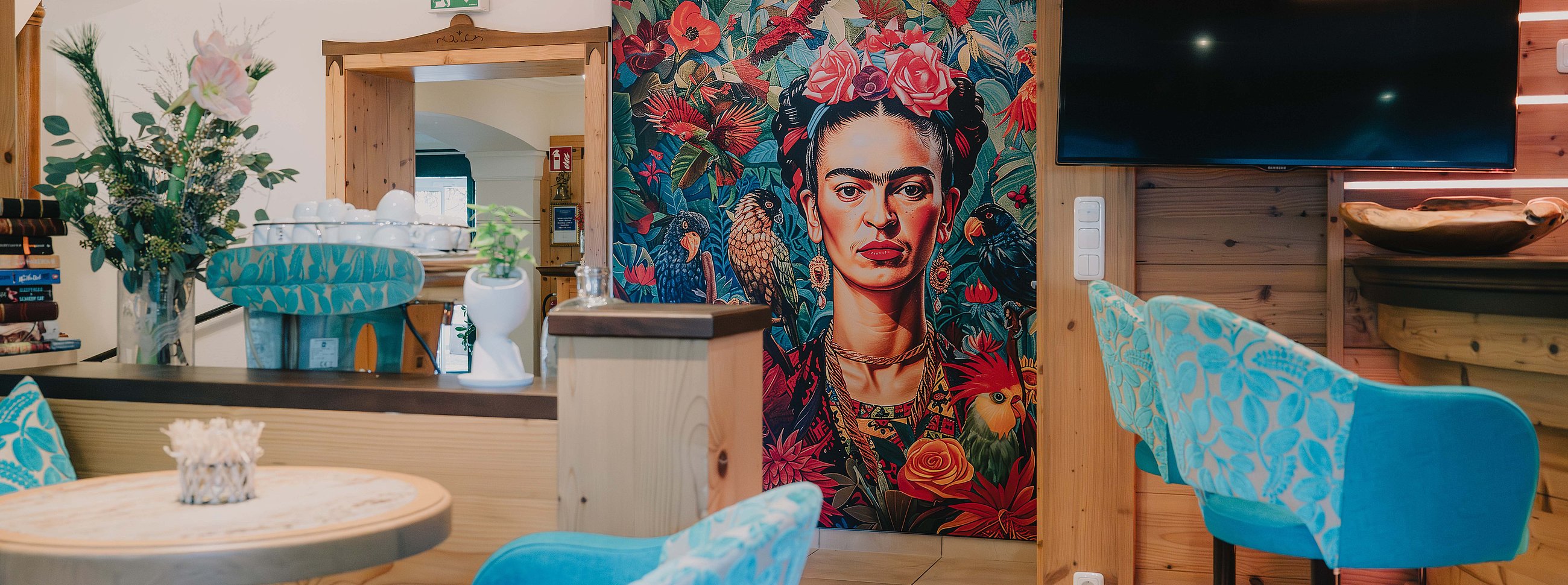 Boho-Vibes in der Hotelbar im Sylvana's Wohlfühlhotel in Mayrhofen